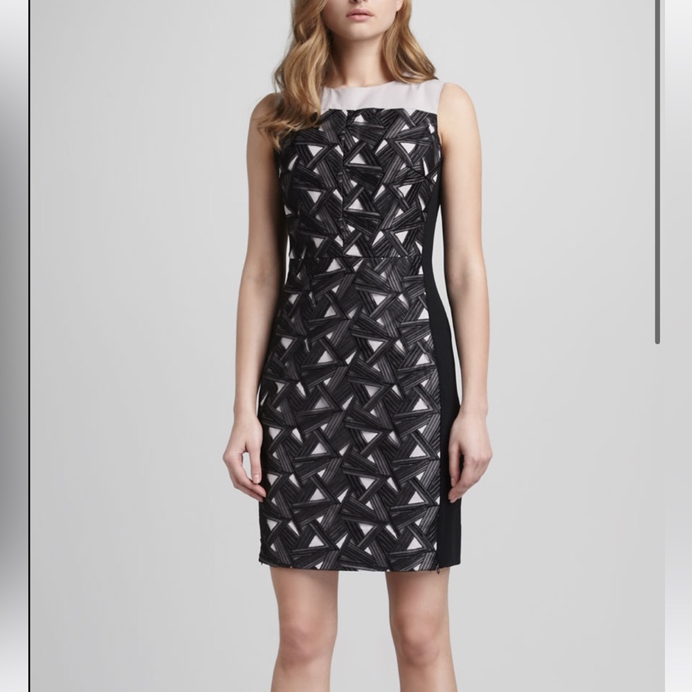 Diane Von Furstenberg Reona Fitted Lace Sleeveless Dress